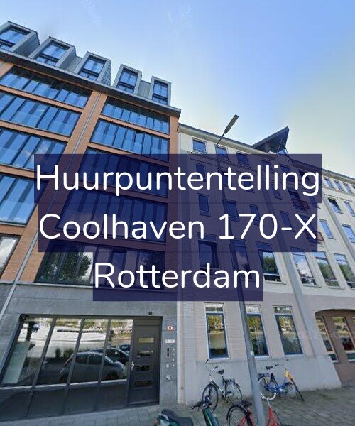 Foto gevel Huurpuntentelling voor Coolhaven 170-X, Rotterdam