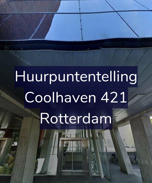 Foto gevel Huurpuntentelling voor Coolhaven 421, Rotterdam