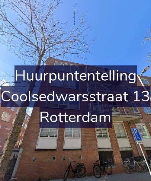 Foto gevel Huurpuntentelling voor Coolsedwarsstraat 13, Rotterdam
