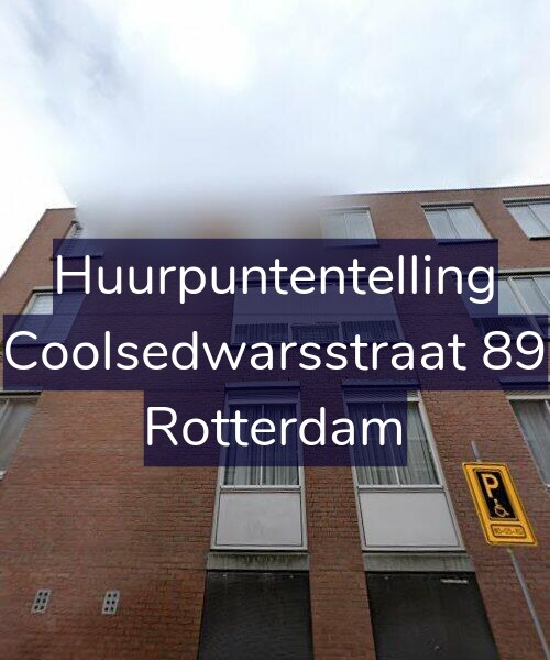 Foto gevel Huurpuntentelling voor Coolsedwarsstraat 89, Rotterdam