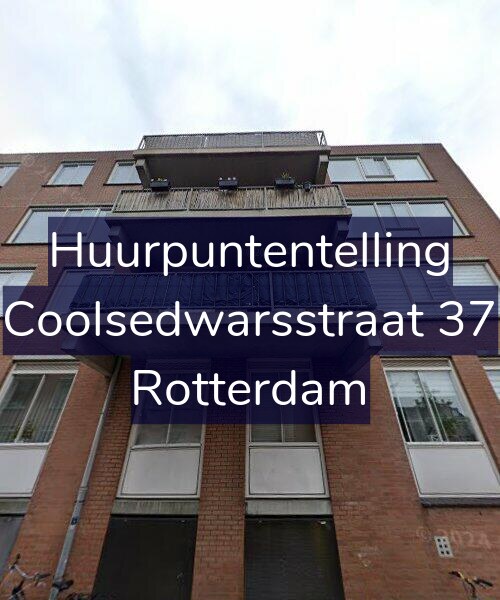 Foto gevel Huurpuntentelling voor Coolsedwarsstraat 37, Rotterdam