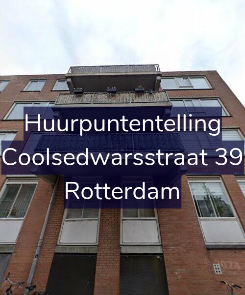 Foto gevel Huurpuntentelling voor Coolsedwarsstraat 39, Rotterdam