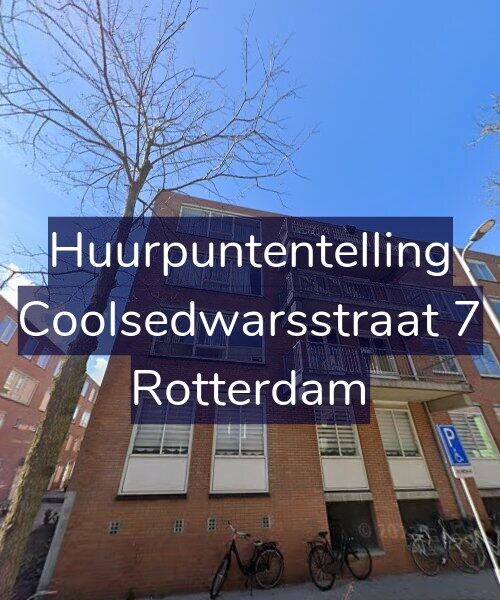 Foto gevel Huurpuntentelling voor Coolsedwarsstraat 7, Rotterdam