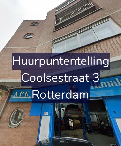 Foto gevel Huurpuntentelling voor Coolsestraat 3, Rotterdam