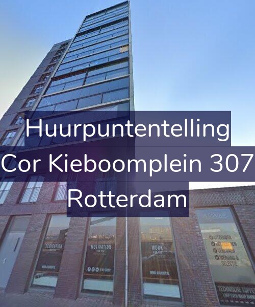 Foto gevel Huurpuntentelling voor Cor Kieboomplein 307, Rotterdam