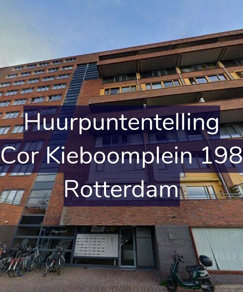 Foto gevel Huurpuntentelling voor Cor Kieboomplein 198, Rotterdam