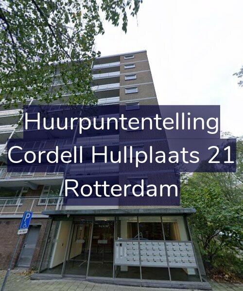 Foto gevel Huurpuntentelling voor Cordell Hullplaats 21, Rotterdam