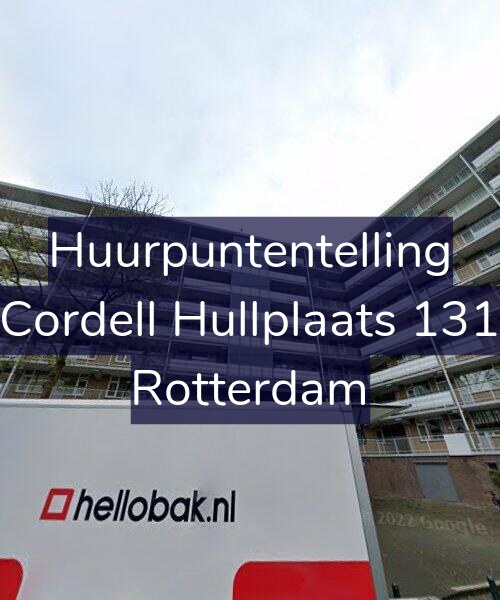 Foto gevel Huurpuntentelling voor Cordell Hullplaats 131, Rotterdam