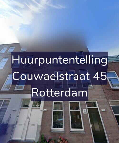 Foto gevel Huurpuntentelling voor Couwaelstraat 45, Rotterdam