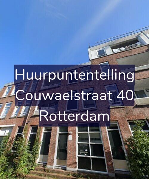 Foto gevel Huurpuntentelling voor Couwaelstraat 40, Rotterdam