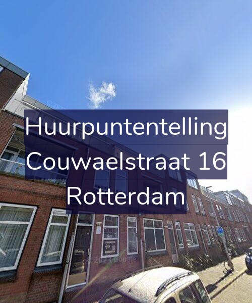 Foto gevel Huurpuntentelling voor Couwaelstraat 16, Rotterdam