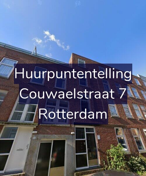 Foto gevel Huurpuntentelling voor Couwaelstraat 7, Rotterdam
