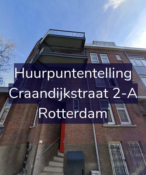 Foto gevel Huurpuntentelling voor Craandijkstraat 2-A, Rotterdam