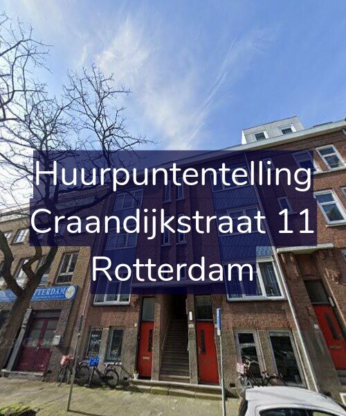 Foto gevel Huurpuntentelling voor Craandijkstraat 11, Rotterdam