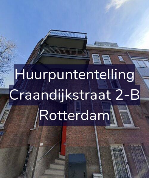 Foto gevel Huurpuntentelling voor Craandijkstraat 2-B, Rotterdam