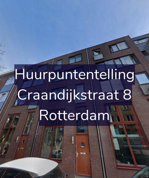 Foto gevel Huurpuntentelling voor Craandijkstraat 8, Rotterdam
