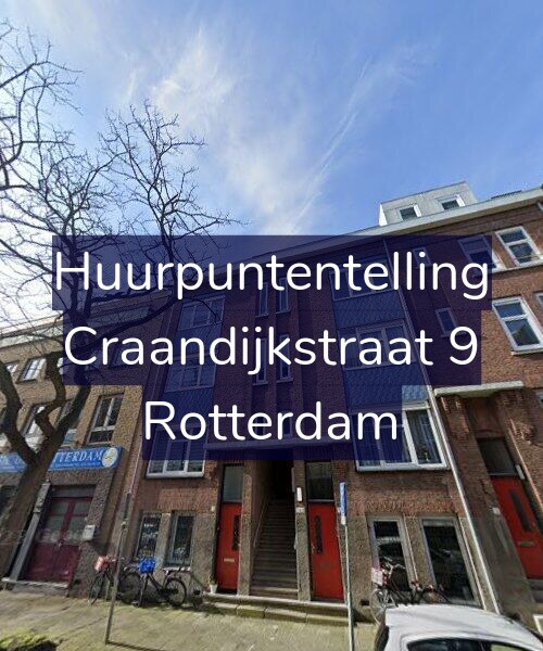 Foto gevel Huurpuntentelling voor Craandijkstraat 9, Rotterdam
