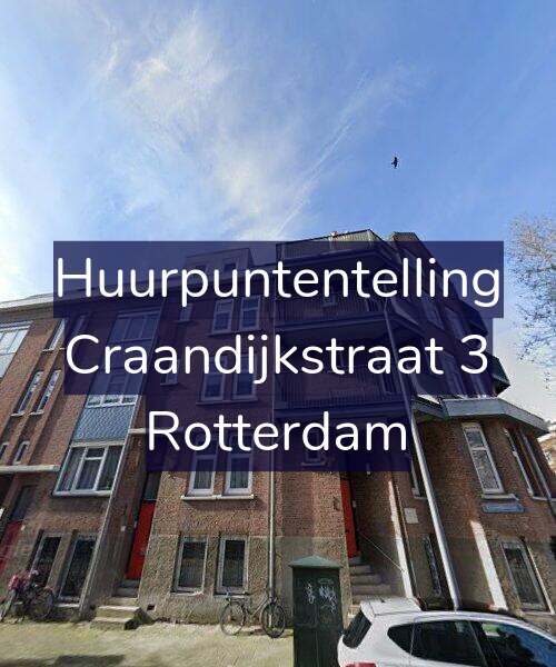 Foto gevel Huurpuntentelling voor Craandijkstraat 3, Rotterdam