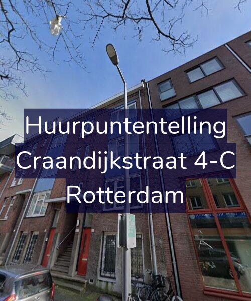 Foto gevel Huurpuntentelling voor Craandijkstraat 4-C, Rotterdam