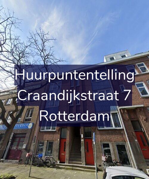 Foto gevel Huurpuntentelling voor Craandijkstraat 7, Rotterdam