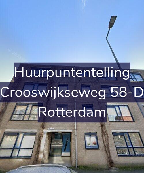 Foto gevel Huurpuntentelling voor Crooswijkseweg 58-D, Rotterdam