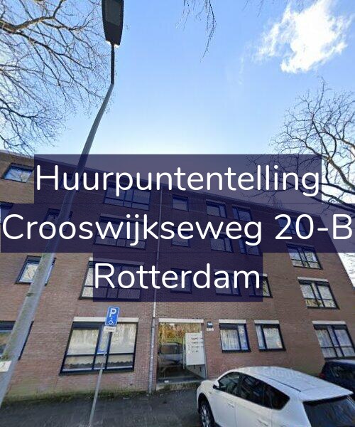 Foto gevel Huurpuntentelling voor Crooswijkseweg 20-B, Rotterdam