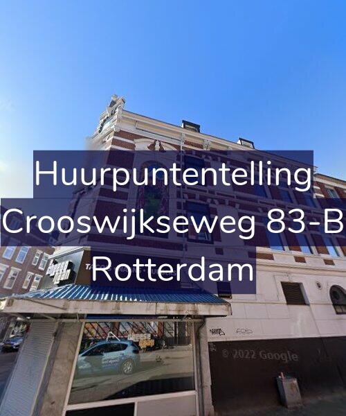 Foto gevel Huurpuntentelling voor Crooswijkseweg 83-B, Rotterdam