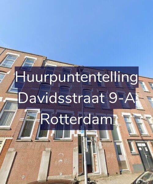 Foto gevel Huurpuntentelling voor Davidsstraat 9-A, Rotterdam