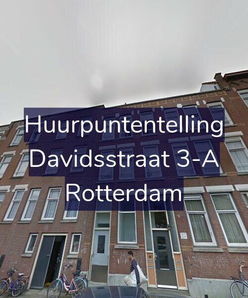 Foto gevel Huurpuntentelling voor Davidsstraat 3-A, Rotterdam