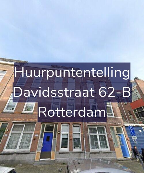 Foto gevel Huurpuntentelling voor Davidsstraat 62-B, Rotterdam