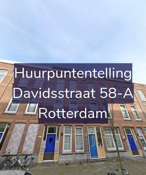 Foto gevel Huurpuntentelling voor Davidsstraat 58-A, Rotterdam
