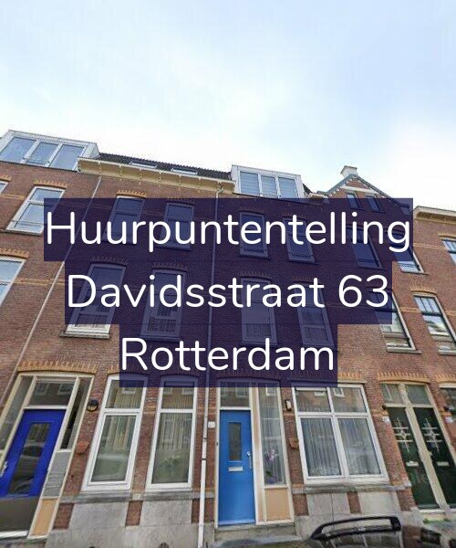 Foto gevel Huurpuntentelling voor Davidsstraat 63, Rotterdam