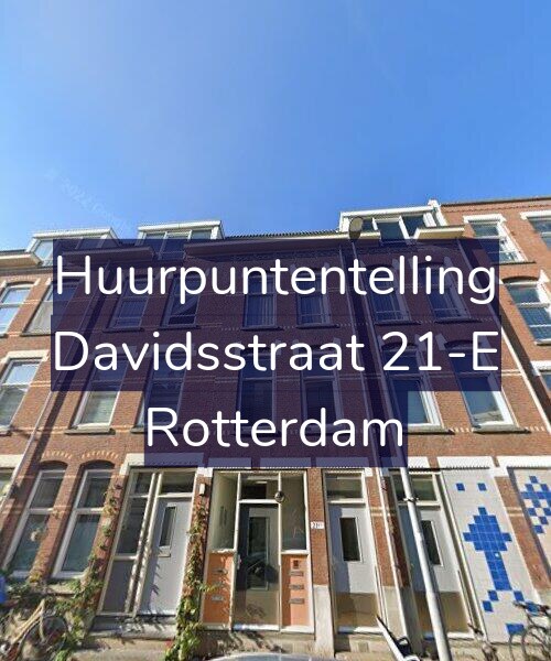 Foto gevel Huurpuntentelling voor Davidsstraat 21-E, Rotterdam