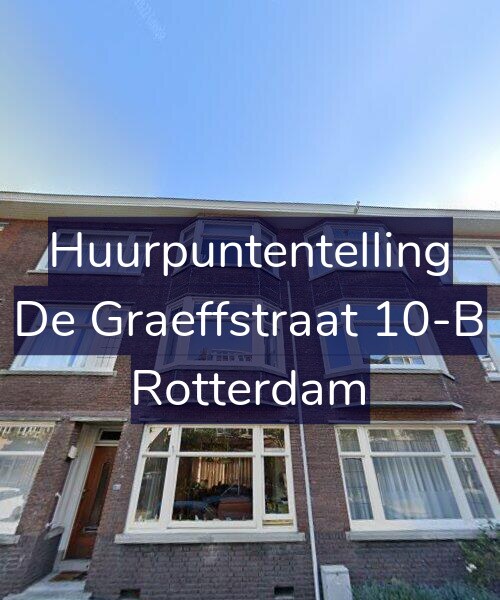 Foto gevel Huurpuntentelling voor De Graeffstraat 10-B, Rotterdam
