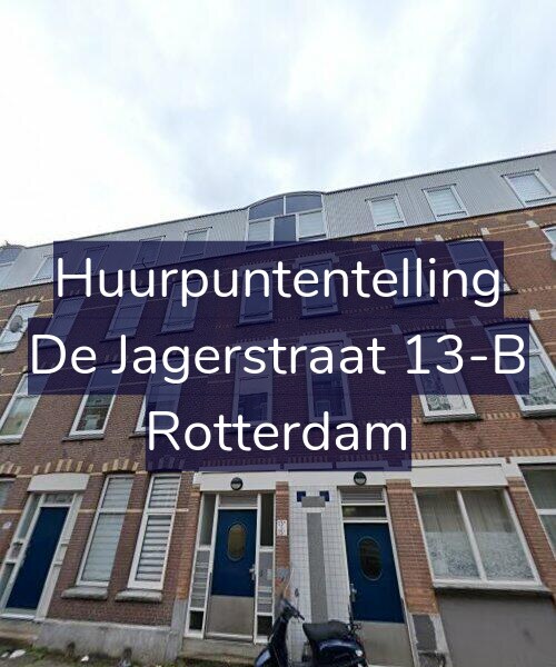 Foto gevel Huurpuntentelling voor De Jagerstraat 13-B, Rotterdam