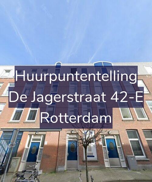 Foto gevel Huurpuntentelling voor De Jagerstraat 42-E, Rotterdam