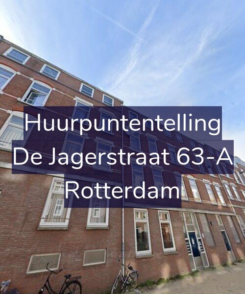 Foto gevel Huurpuntentelling voor De Jagerstraat 63-A, Rotterdam