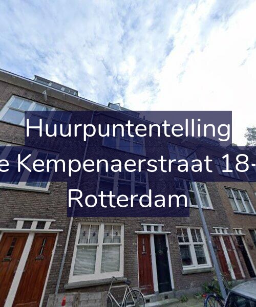 Foto gevel Huurpuntentelling voor De Kempenaerstraat 18-A, Rotterdam