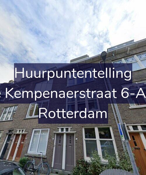 Foto gevel Huurpuntentelling voor De Kempenaerstraat 6-A02, Rotterdam