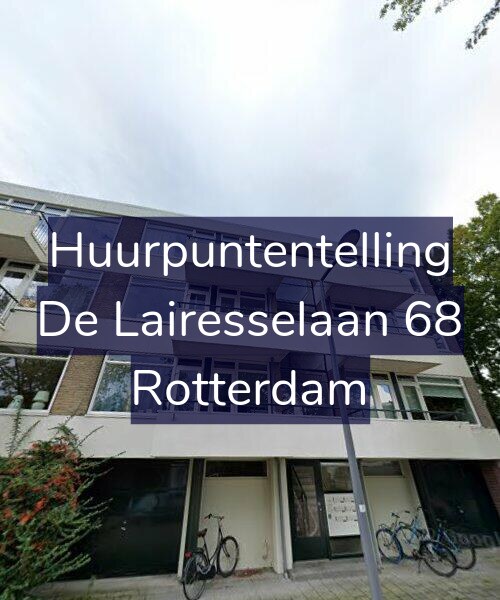 Foto gevel Huurpuntentelling voor De Lairesselaan 68, Rotterdam
