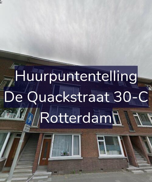 Foto gevel Huurpuntentelling voor De Quackstraat 30-C, Rotterdam