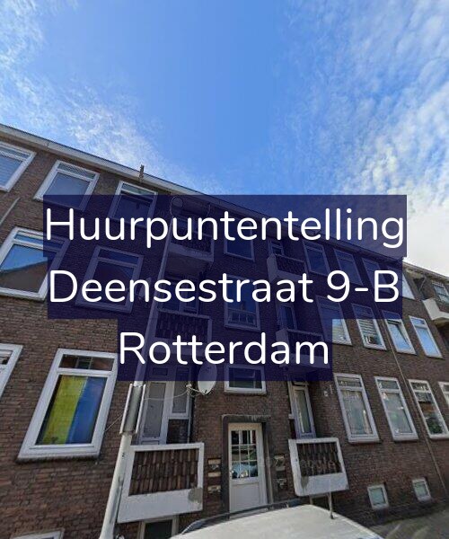 Foto gevel Huurpuntentelling voor Deensestraat 9-B, Rotterdam