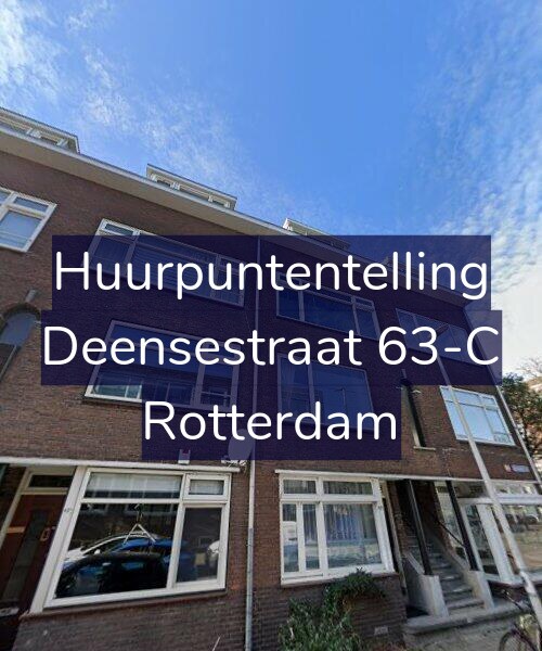 Foto gevel Huurpuntentelling voor Deensestraat 63-C, Rotterdam