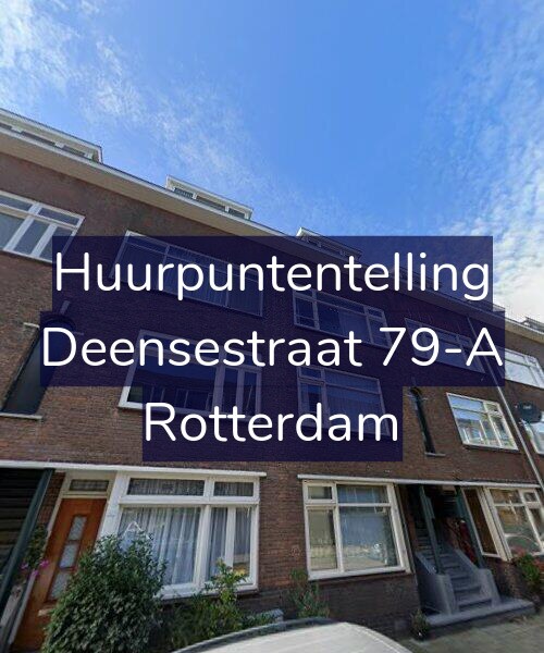 Foto gevel Huurpuntentelling voor Deensestraat 79-A, Rotterdam