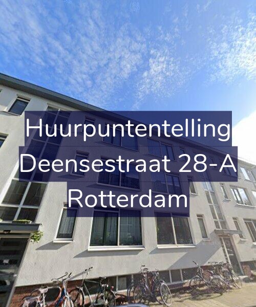 Foto gevel Huurpuntentelling voor Deensestraat 28-A, Rotterdam