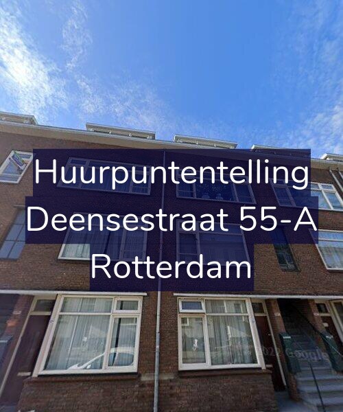 Foto gevel Huurpuntentelling voor Deensestraat 55-A, Rotterdam