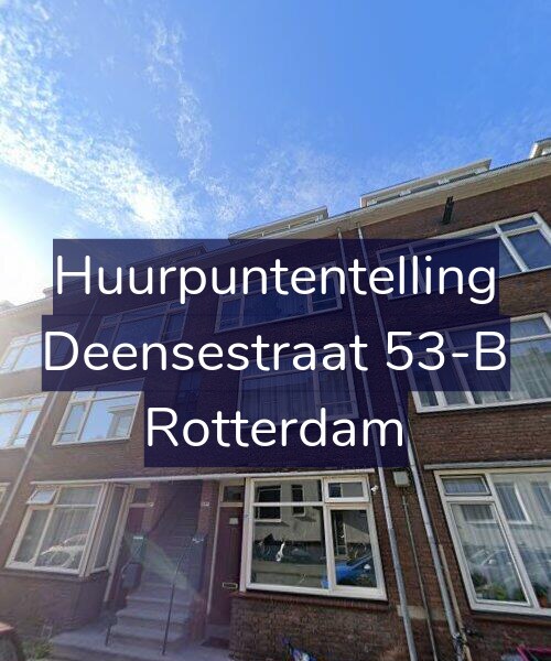 Foto gevel Huurpuntentelling voor Deensestraat 53-B, Rotterdam