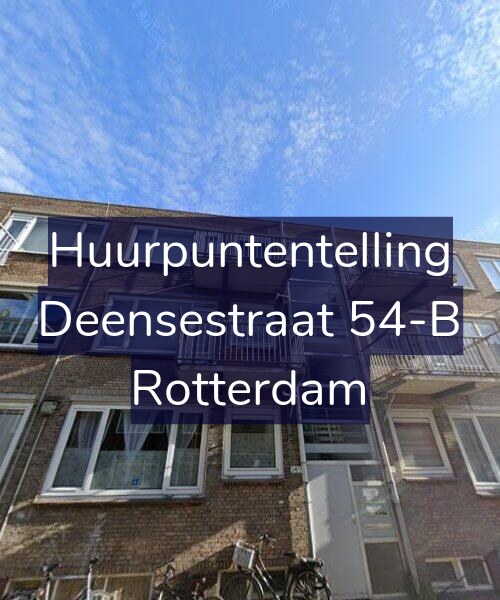Foto gevel Huurpuntentelling voor Deensestraat 54-B, Rotterdam