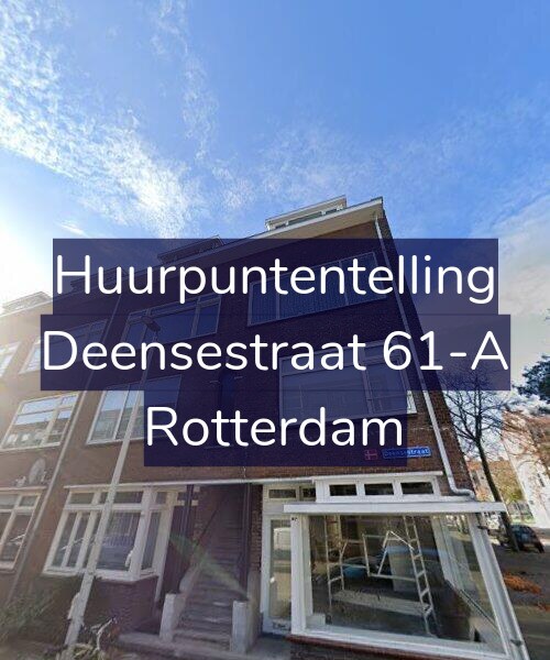 Foto gevel Huurpuntentelling voor Deensestraat 61-A, Rotterdam