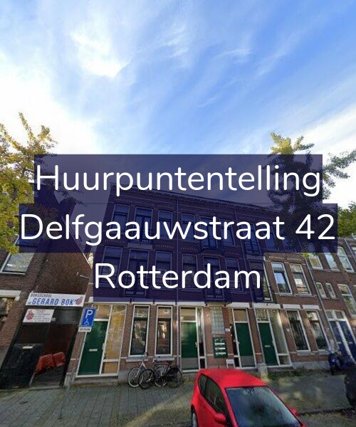 Foto gevel Huurpuntentelling voor Delfgaauwstraat 42, Rotterdam